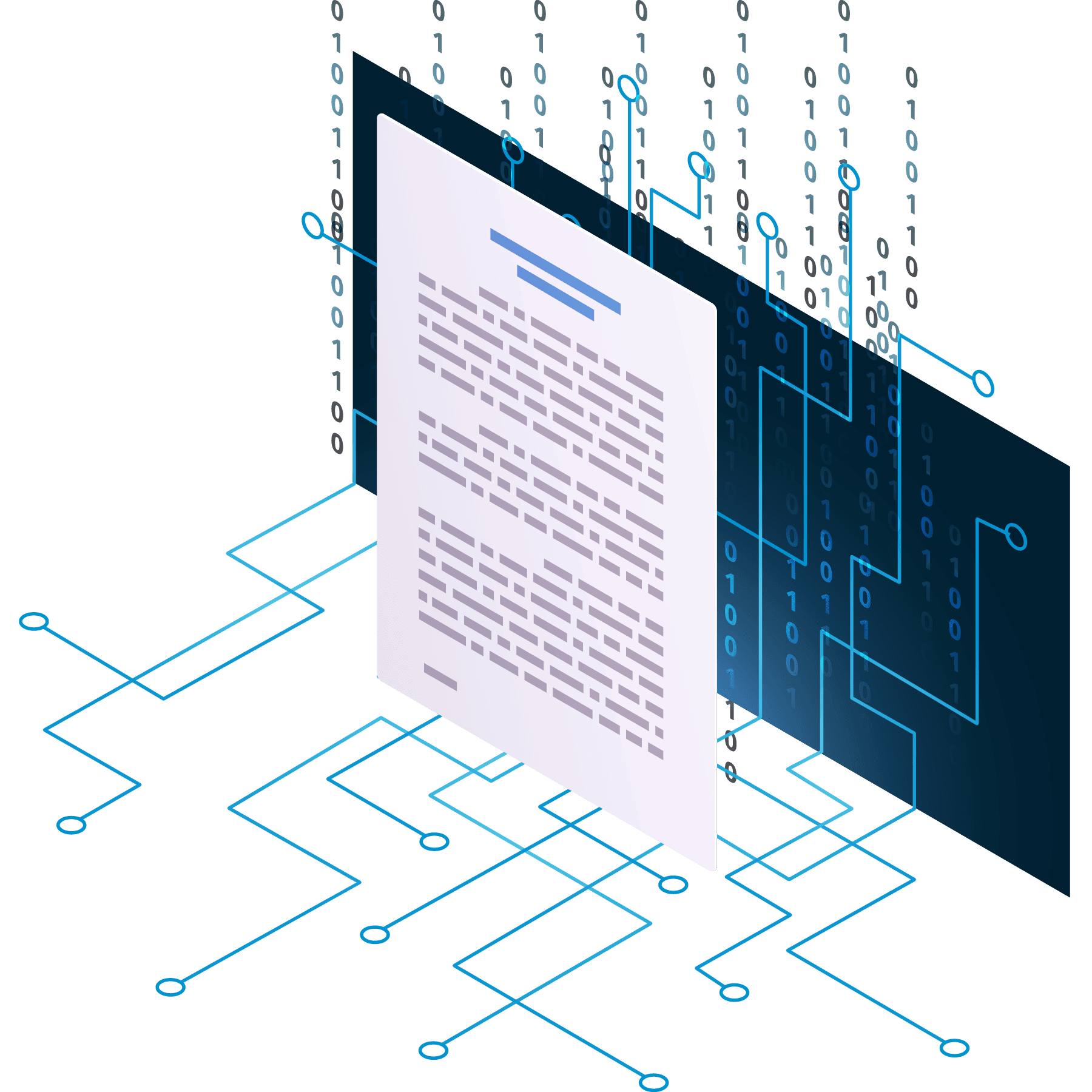 Symbolbild für Document Data Extraction inklusive Large Language Models